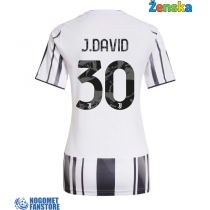 Juventus Jonathan David #30 Domaci Dres za Ženska 2025-26 Kratak Rukav
